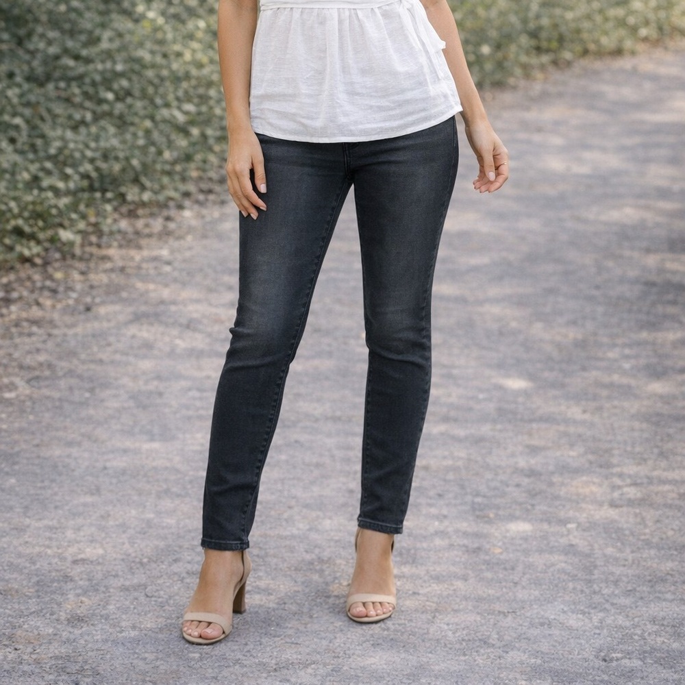 MOTT &‎ BOW High-Rise Skinny Charcoal Women's Jeans edgy baddie bikercore